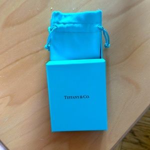 Tiffany jewelry box with pouch